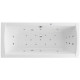 Ванна EXCELLENT Aquaria Lux Slim 180x80 "ULTRA" (хром)