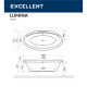 Ванна EXCELLENT Lumina 190x95 "SOFT" (бронза)