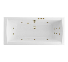 Ванна EXCELLENT Aquaria Lux Slim 180x80 "SMART" (бронза)