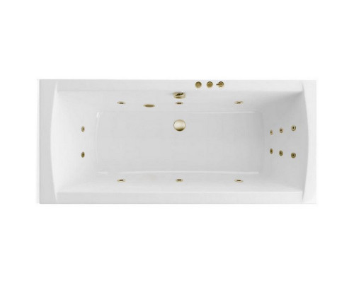 Ванна EXCELLENT Aquaria Lux Slim 180x80 "SMART" (бронза)