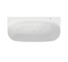 Ванна WHITECROSS Make 170x80 "AERO" (хром) иск. камень