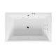 Ванна EXCELLENT Crown Lux 190x120 "LINE" (хром)