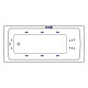 Ванна EXCELLENT Aquaria 170x75 "SMART" (белый)