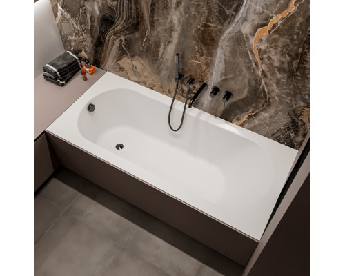 Ванна WHITECROSS Jane 180x80 (белый мат) иск. камень