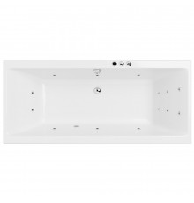 Ванна EXCELLENT Pryzmat Slim 180x80 "SMART" (хром)