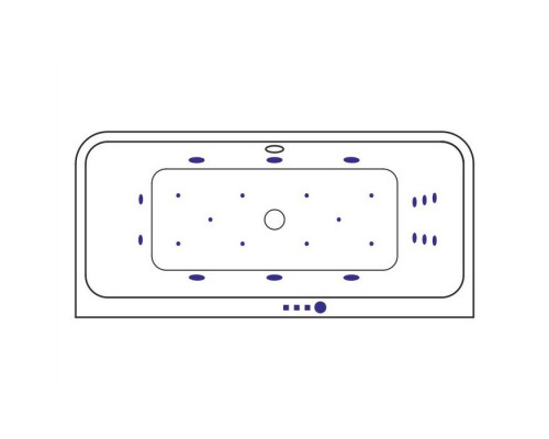 Ванна EXCELLENT Arana 180x85 "ULTRA" (бронза)
