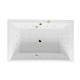 Ванна EXCELLENT Crown Lux 190x120 "NANO" (золото)