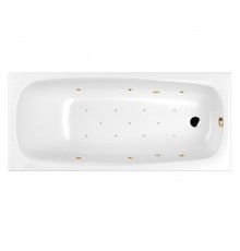 Ванна WHITECROSS Layla Slim 170x75 "RELAX" (золото)