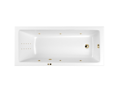 Ванна WHITECROSS Wave 150x70 "LINE NANO" (золото)