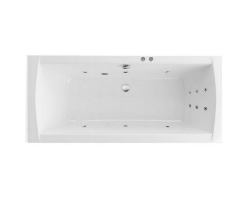 Ванна EXCELLENT Aquaria Lux Slim 180x80 "LINE" (хром)