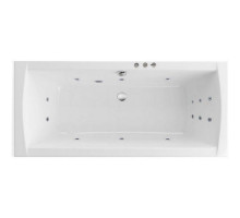 Ванна EXCELLENT Aquaria Lux Slim 180x80 "SMART" (хром)
