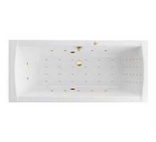 Ванна EXCELLENT Aquaria Lux Slim 180x80 "NANO" (золото)