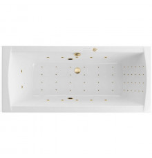 Ванна EXCELLENT Aquaria Lux Slim 180x80 "NANO" (золото)