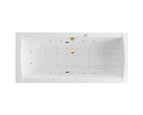 Ванна EXCELLENT Aquaria Lux Slim 180x80 "NANO" (золото)