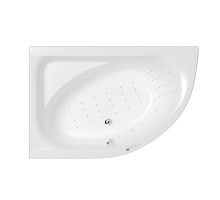 Ванна WHITECROSS Aquarella 170x110 (левая) "NANO" (хром)