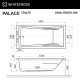 Ванна WHITECROSS Palace 170x75 "SOFT" (хром)