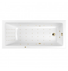Ванна WHITECROSS Wave 160x80 "NANO" (золото)