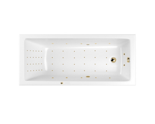 Ванна WHITECROSS Wave 160x80 "NANO" (золото)