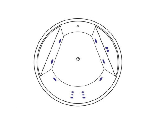 Ванна EXCELLENT Great Arc 160 "LINE" (золото)