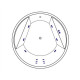 Ванна EXCELLENT Great Arc 160 "LINE" (золото)