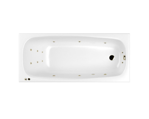 Ванна WHITECROSS Layla Slim 180x80 "SMART" (бронза)