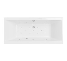 Ванна EXCELLENT Pryzmat Slim 170x75 "RELAX" (хром)