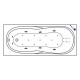 Ванна EXCELLENT Sekwana 170x75 "ULTRA NANO" (золото)