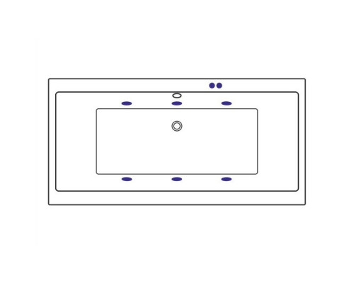 Ванна EXCELLENT Pryzmat Slim 180x80 "SOFT" (хром)