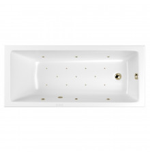 Ванна WHITECROSS Wave Slim 160x80 "RELAX" (бронза)