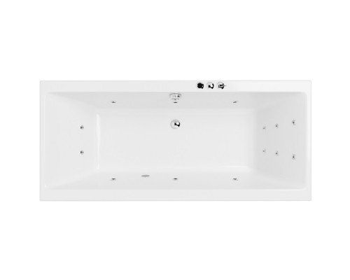 Ванна EXCELLENT Pryzmat Slim 160x75 "SMART" (хром)
