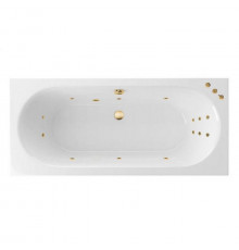 Ванна EXCELLENT Oceana Slim 180x80 "SMART" (золото)
