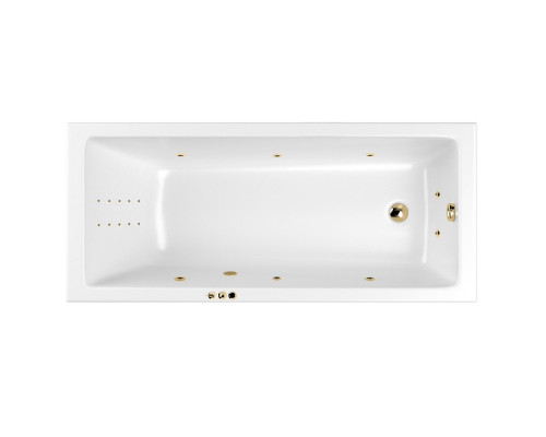 Ванна WHITECROSS Wave 170x70 "SMART NANO" (золото)