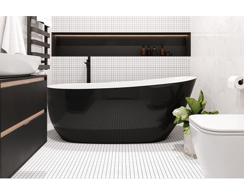 Ванна EXCELLENT Comfort 2.0 175x74 (белая/черная)