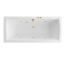 Ванна EXCELLENT Aquaria Lux Slim 180x80 "SOFT" (золото)