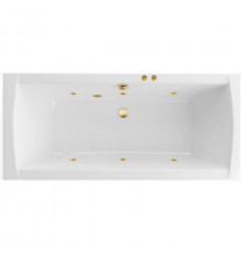Ванна EXCELLENT Aquaria Lux Slim 180x80 "SOFT" (золото)