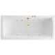 Ванна EXCELLENT Aquaria Lux Slim 180x80 "SOFT" (золото)