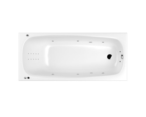 Ванна WHITECROSS Layla 170x75 "SMART NANO" (хром)