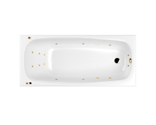 Ванна WHITECROSS Layla 180x80 "SMART" (золото)
