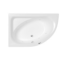 Ванна WHITECROSS Aquarella 170x110 (левая) "SOFT" (хром)