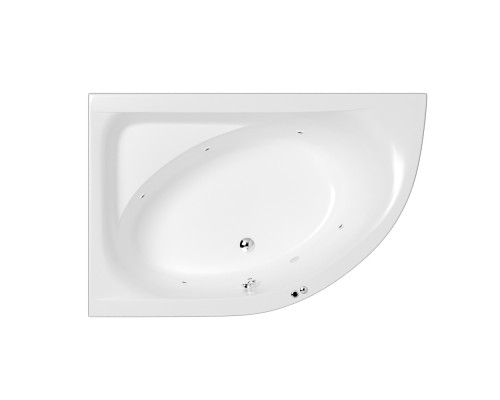 Ванна WHITECROSS Aquarella 170x110 (левая) "SOFT" (хром)