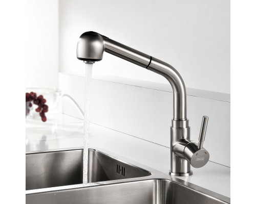 Wern 4266 Смеситель для кухни с выдвижной лейкой WasserKRAFT