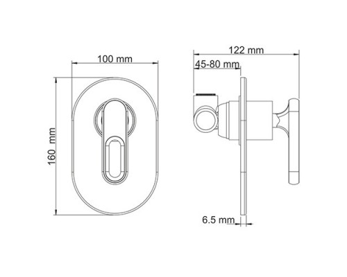 Kammel 1851 Смеситель для душа WasserKRAFT