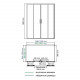 Lippe 45S52 Душевой уголок WasserKRAFT 160x190x100