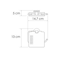 Таубер (Tauber) K-64425 Держатель туалетной бумаги WasserKRAFT