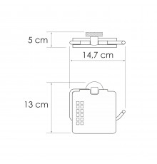 Таубер (Tauber) K-64425 Держатель туалетной бумаги WasserKRAFT