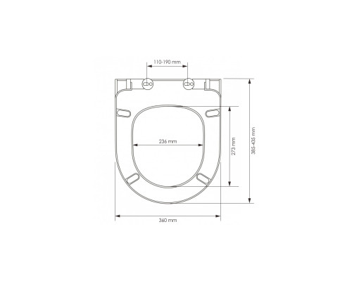 Mindel унитаз с крышкой 2 в 1, арт. H002.E034 WasserKRAFT
