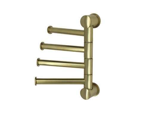 K-1054BRUSHED GOLD Держатель полотенец четверной WasserKRAFT