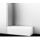 Leine 35P01-80WHITE Стеклянная шторка на ванну WasserKRAFT 80x140