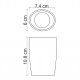 Dinkel K-4628 Стакан для зубных щеток WasserKRAFT