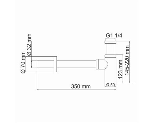A094 Сифон для раковины WasserKRAFT